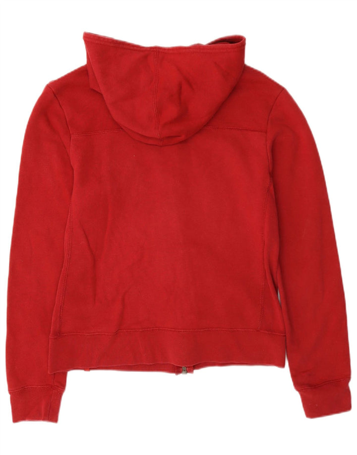 Maglione con cappuccio e zip corta da donna Levi's UK 10 piccolo rosso