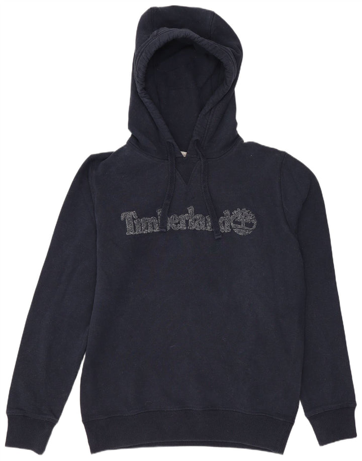 Maglione con cappuccio grafico da uomo TIMBERLAND medio in cotone blu navy