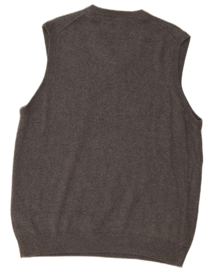 Canotta da uomo Marks & Spencer vestibilità regolare in cotone grigio medio