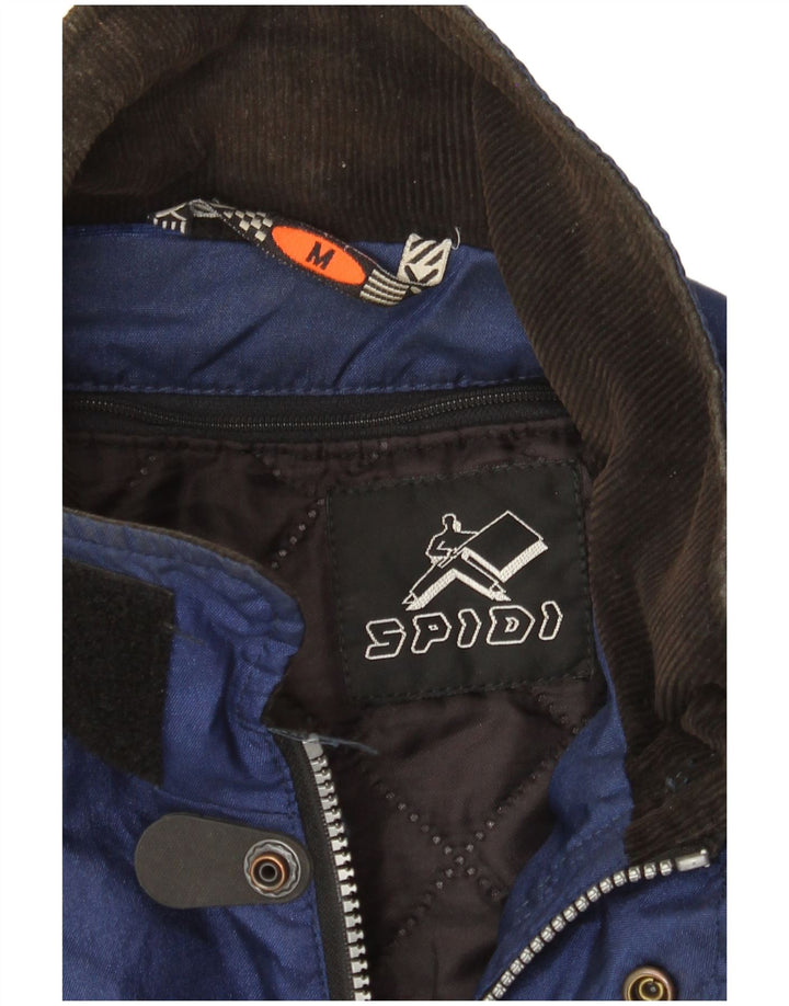 Giacca da pilota da uomo Spidi UK 38 Poliestere color block blu navy medio