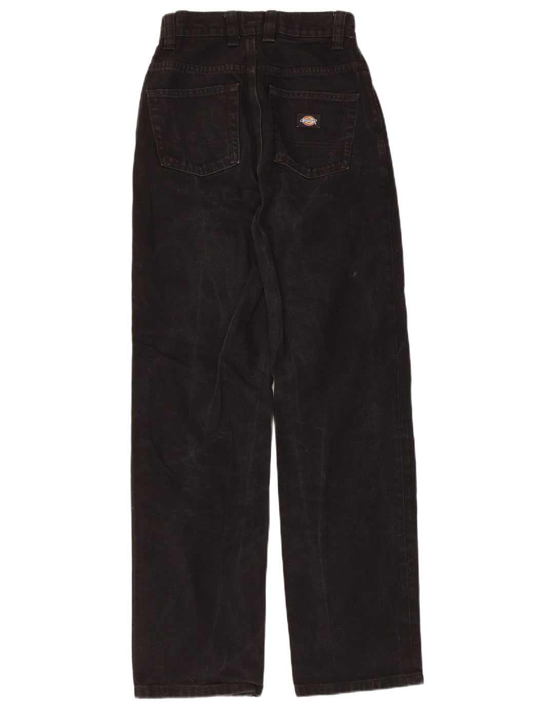 DICKIES Jeans da donna a vita alta W25 L30 cotone nero