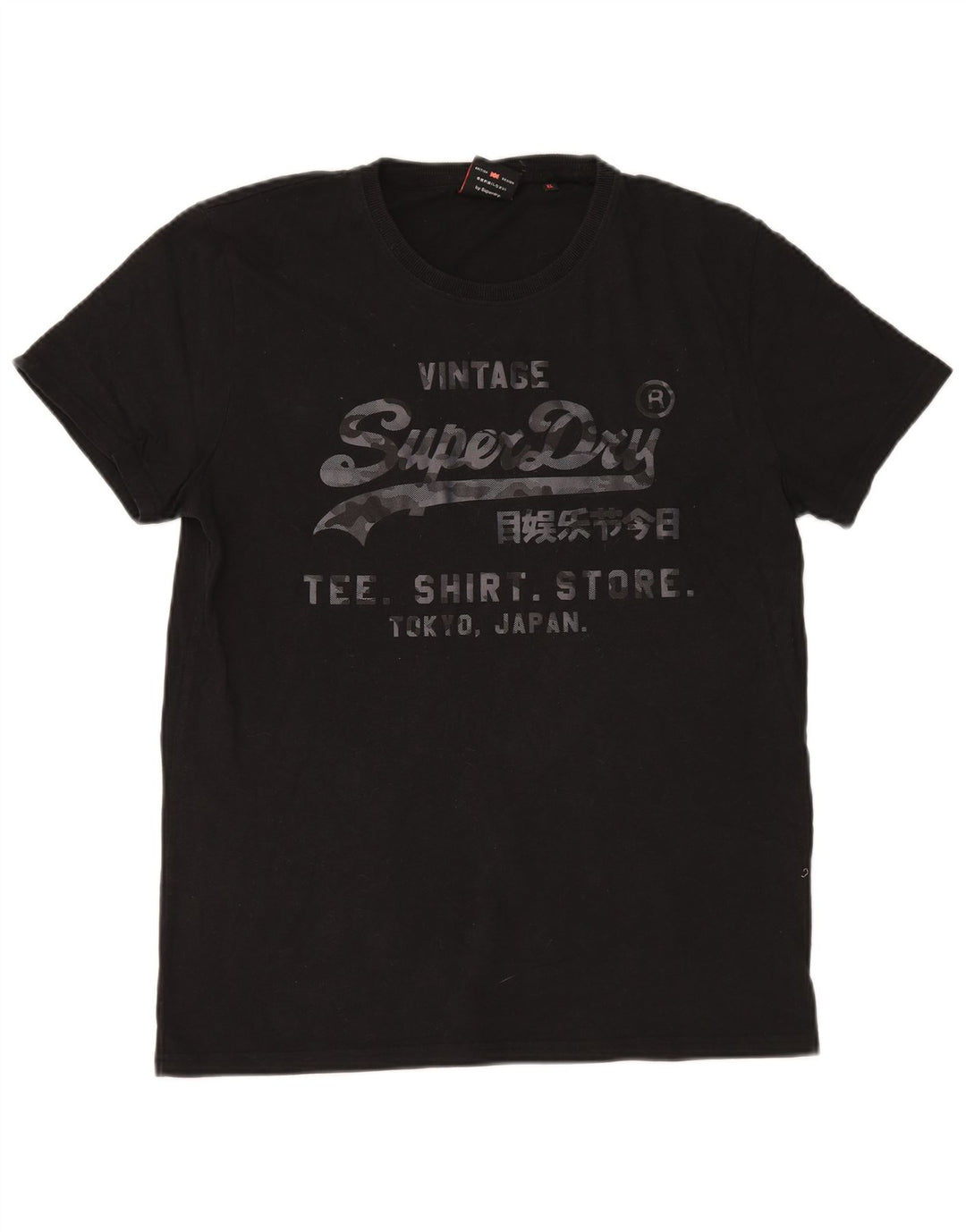 T-shirt grafica da uomo Superdry Top XL nera