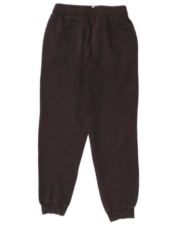 Pantaloni da tuta con grafica Puma da ragazzo, pantaloni da jogging, 13-14 anni, cotone nero