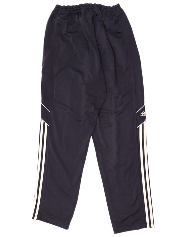 Pantaloni da tuta da uomo Adidas Large in poliestere blu navy