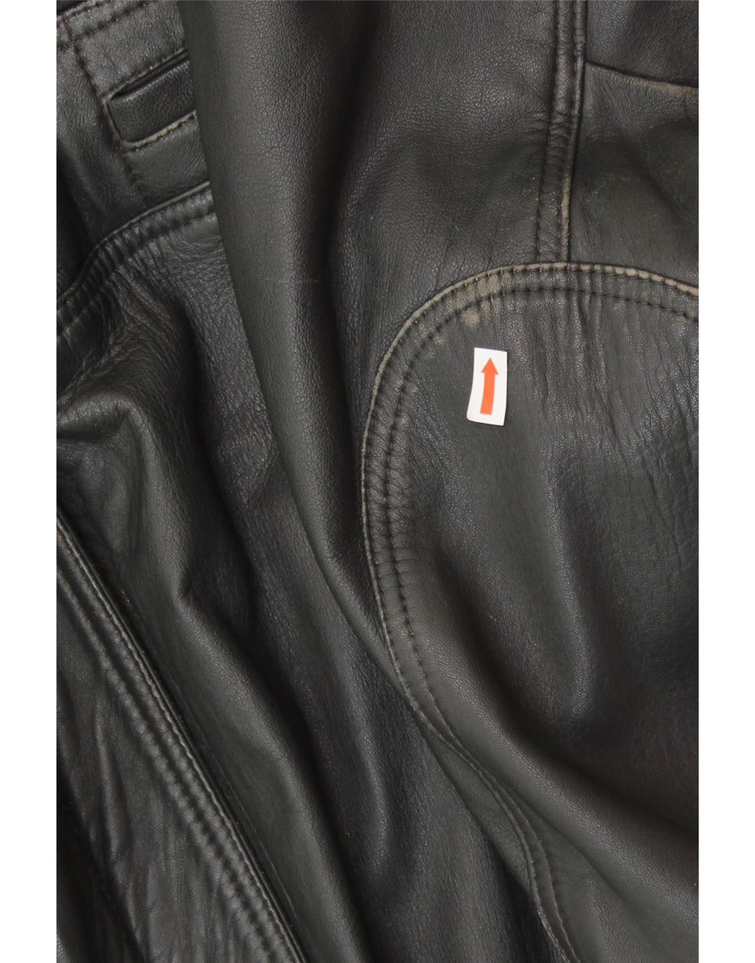 Giacca in pelle da uomo FATIGUE UK 38 Pelle nera media