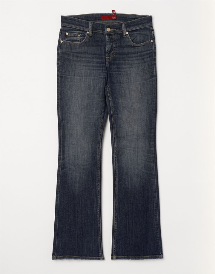 Jeans bootcut vintage da donna W27 L31 blu
