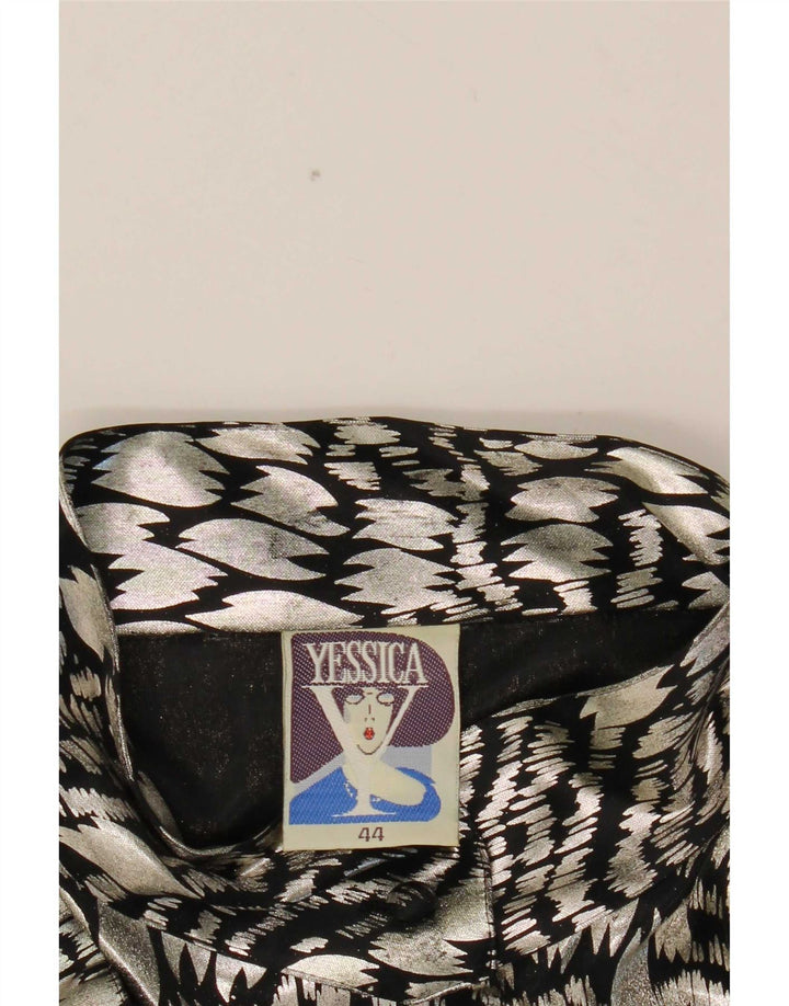 Camicetta da donna Yessica EU 44 XL Argento Poliestere con stampa animalier