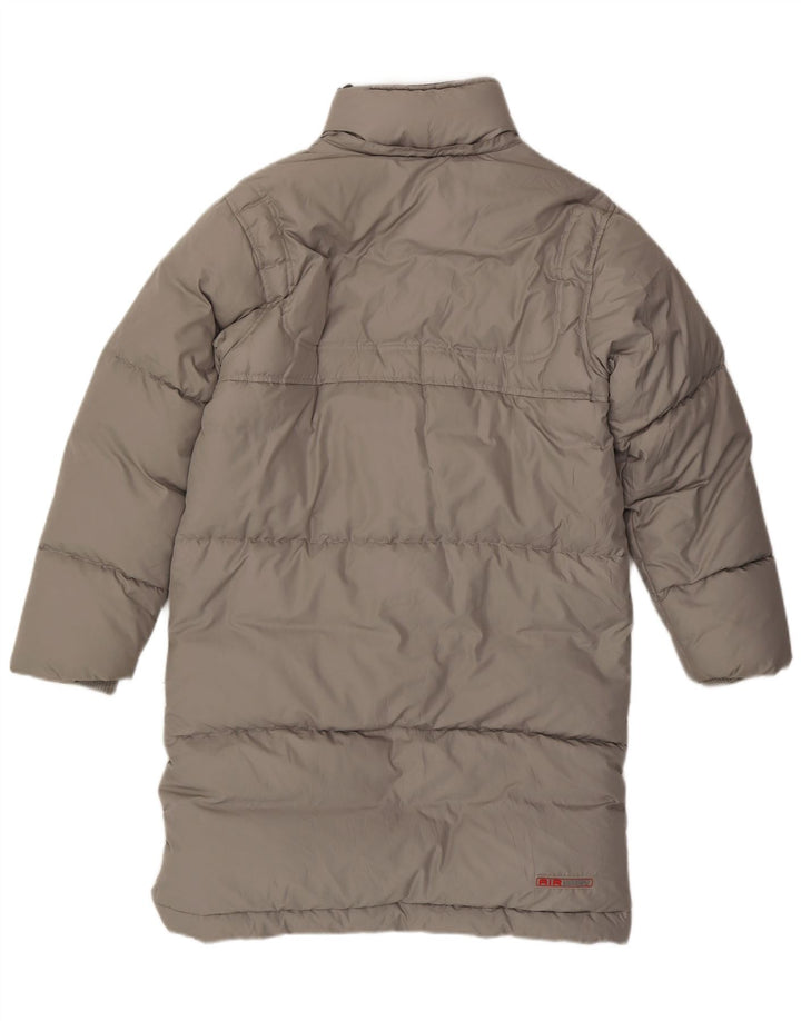 Cappotto imbottito Nike da uomo UK 36/38 piccolo poliestere grigio