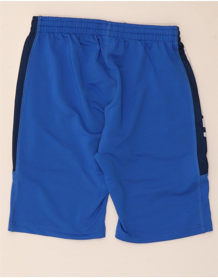 Pantaloncini sportivi da uomo Asics grandi in poliestere color block blu