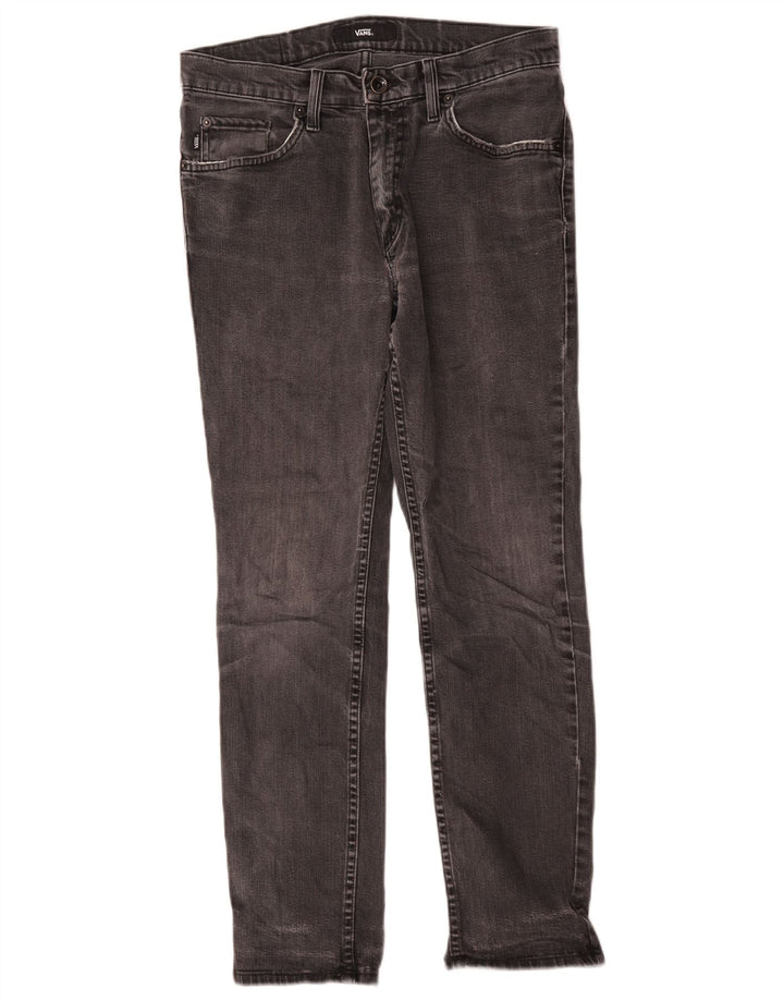 Jeans slim da uomo Vans W30 L27 cotone grigio