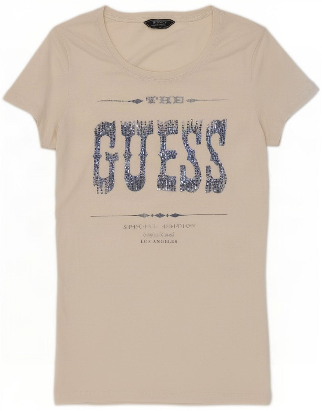 T-shirt grafica da donna Guess Top UK 12 Medium White