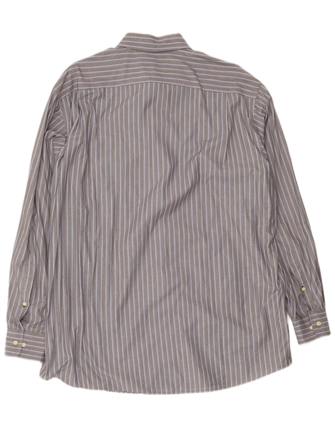 Camicia da uomo Tommy Hilfiger taglia 16 1/2 grande a righe grigie