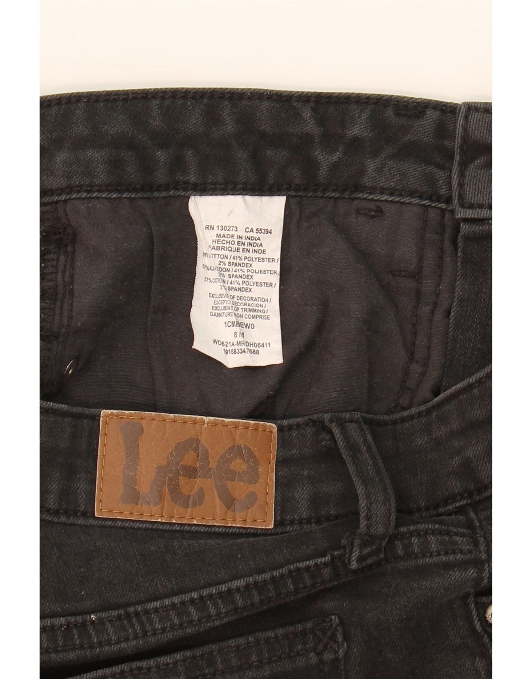 LEE Womens Bootcut Jeans US 8 Medium W30 L30 Black Cotton Vintage Lee and Second-Hand Lee from Messina Hembry 