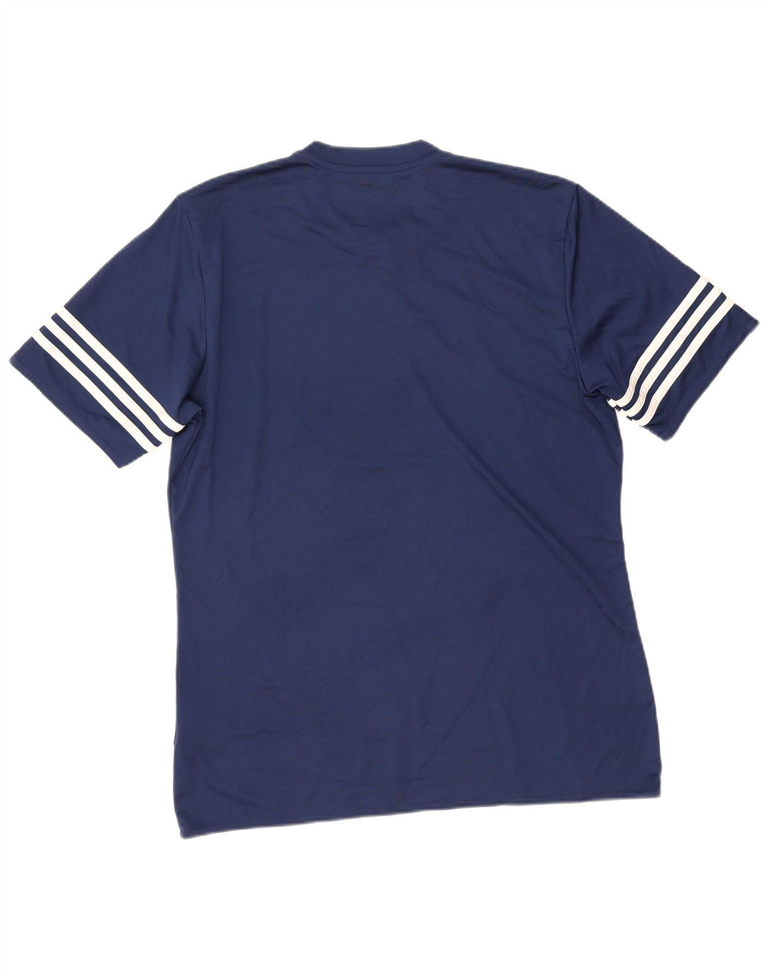 T-shirt Adidas Climalite da uomo, grande, in poliestere blu navy