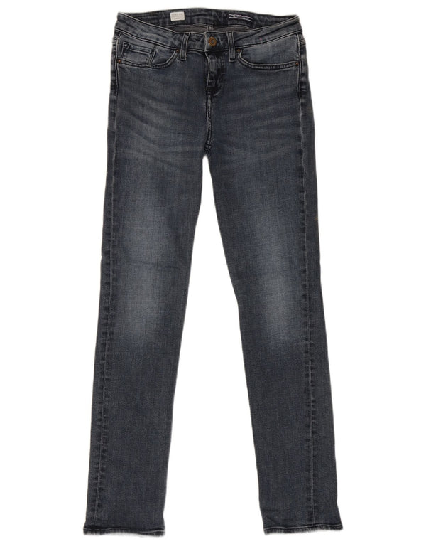 Jeans dritti Tommy Hilfiger da donna Roma RW W26 L32 cotone blu