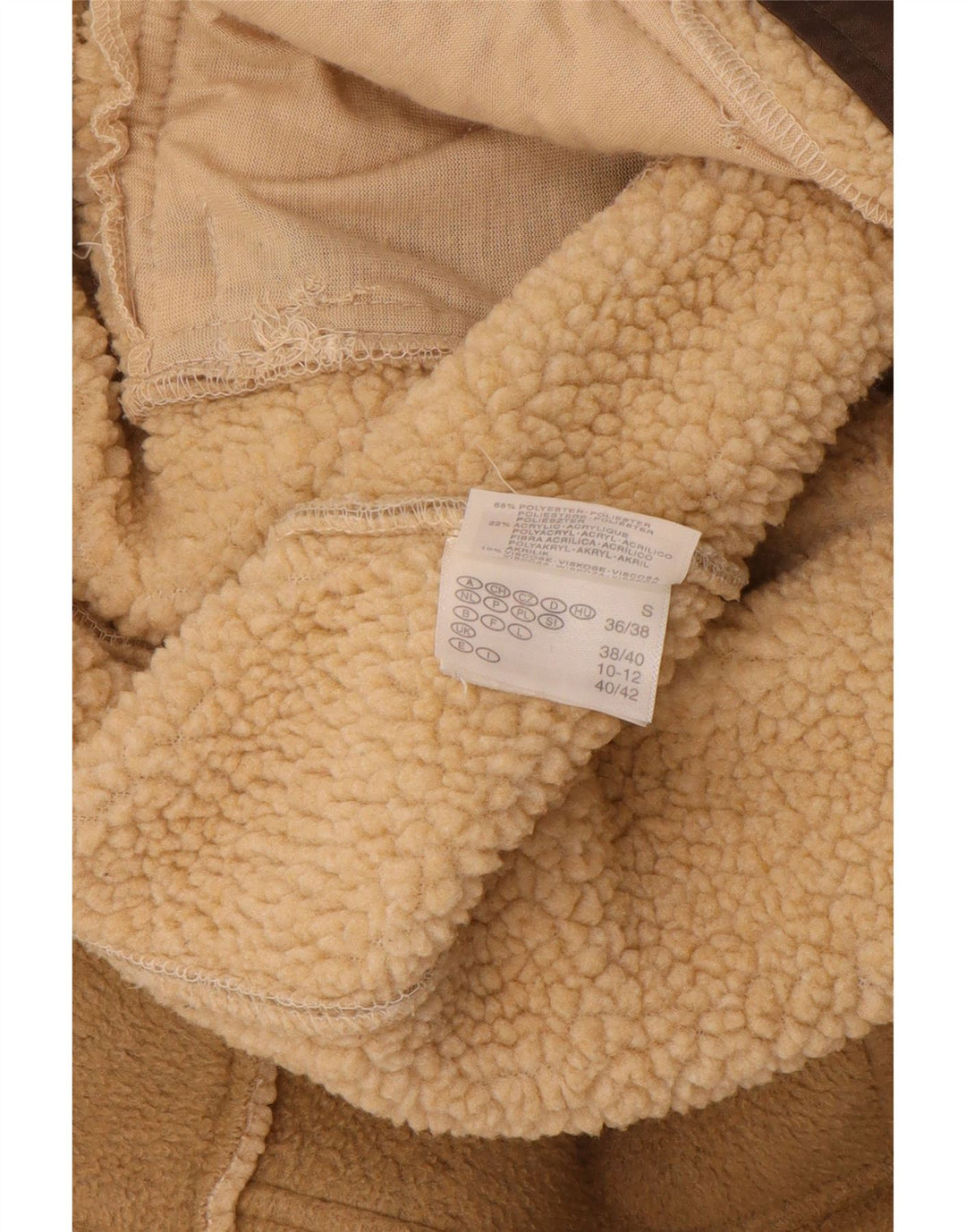 Giacca in pile da donna RODEO UK 10 Small Beige Poliestere