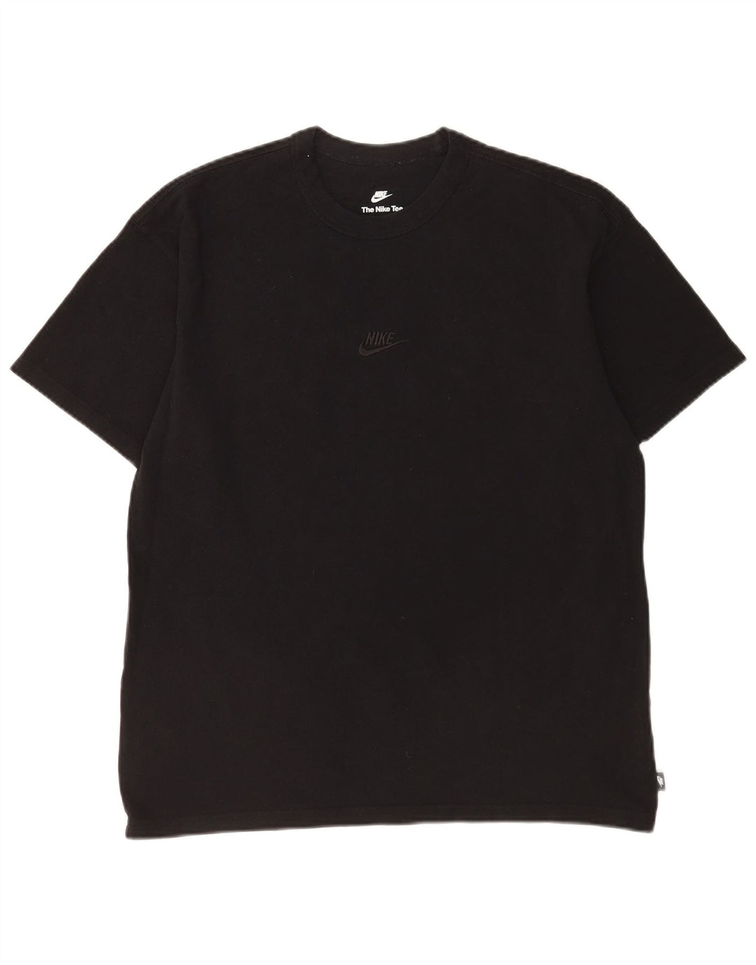 T-shirt Nike da uomo vestibilità ampia, top in cotone nero medio