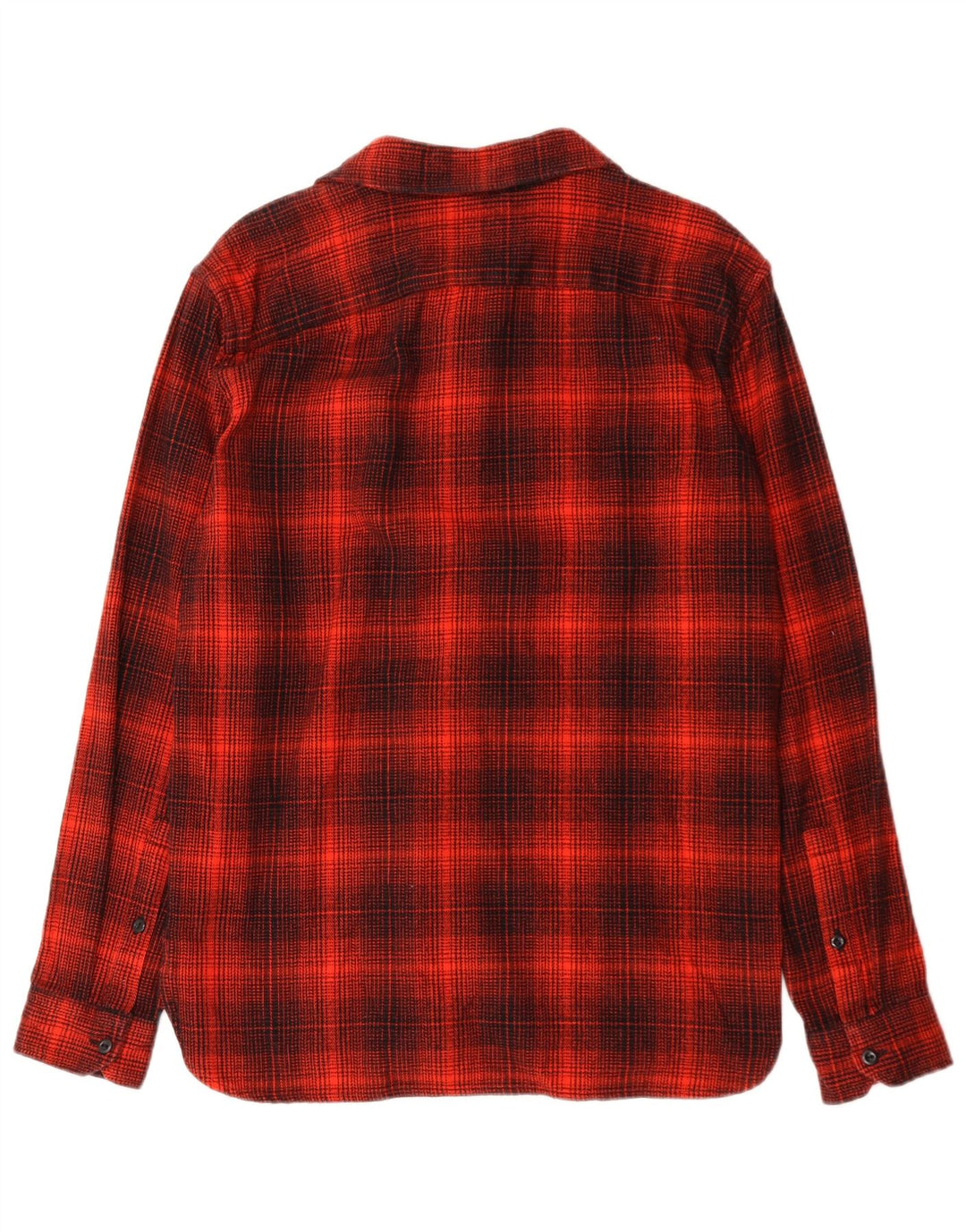 LEVI'S Camicia standard da uomo in flanella di cotone a quadri rossi medi