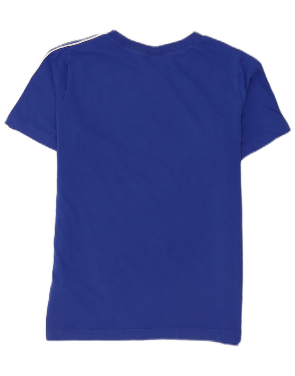 Nike Boys Graphic T-Shirt Top 13-14 Years XL Blue Colourblock Cotton