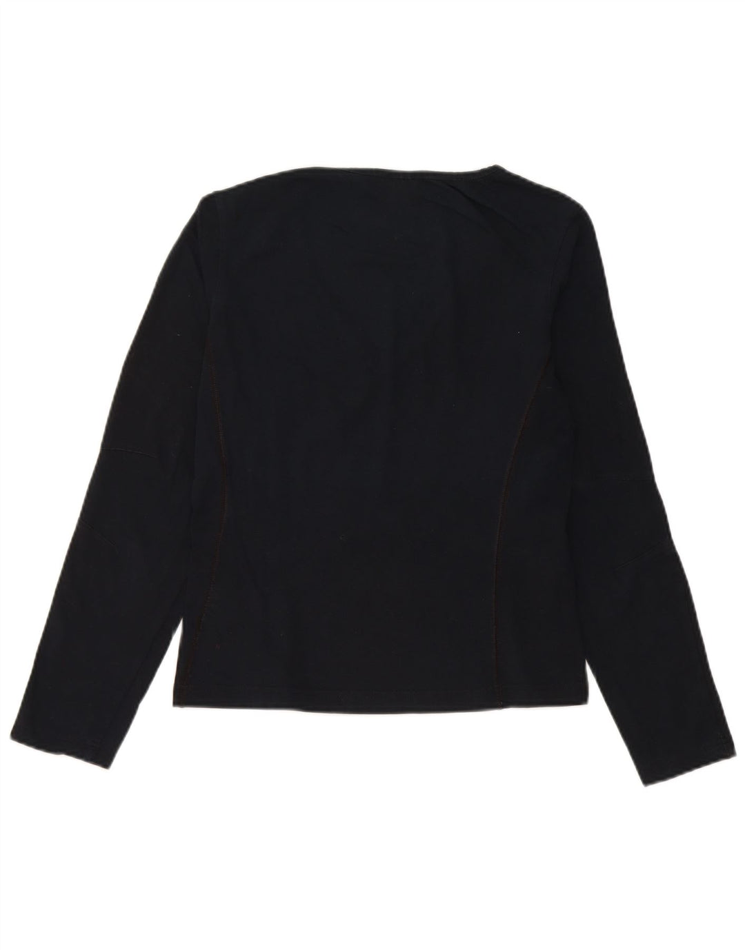 Top da donna a maniche lunghe Champion UK 14 Large in cotone blu navy