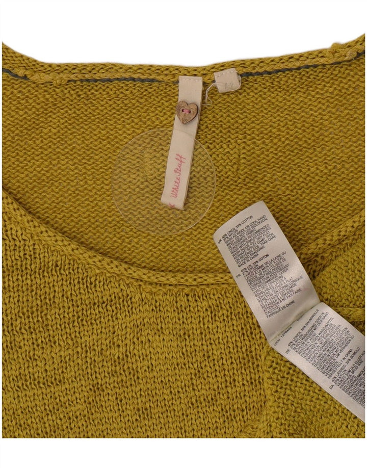 Maglione da donna con scollo a barca con maniche a 3/4 di White Stuff UK 14 Verde medio