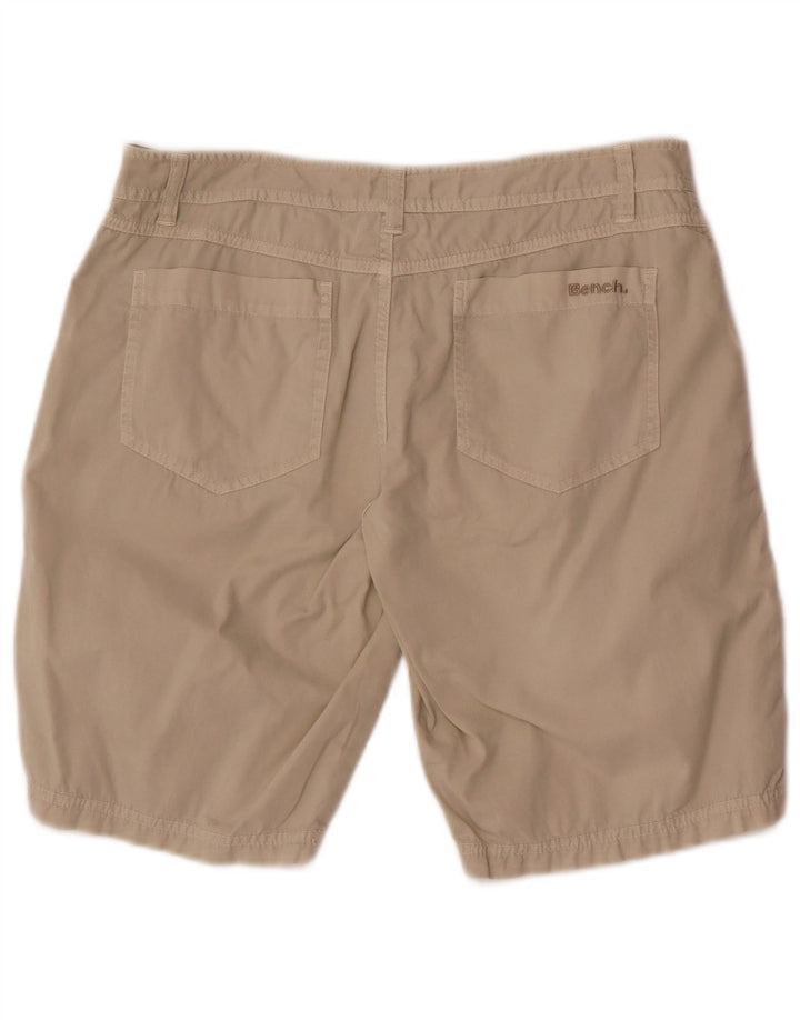 Pantaloncini chino da uomo Bench W28 piccoli in cotone beige