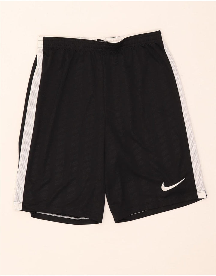 Pantaloncini sportivi Nike Dri Fit da uomo, colore nero medio, in poliestere color block