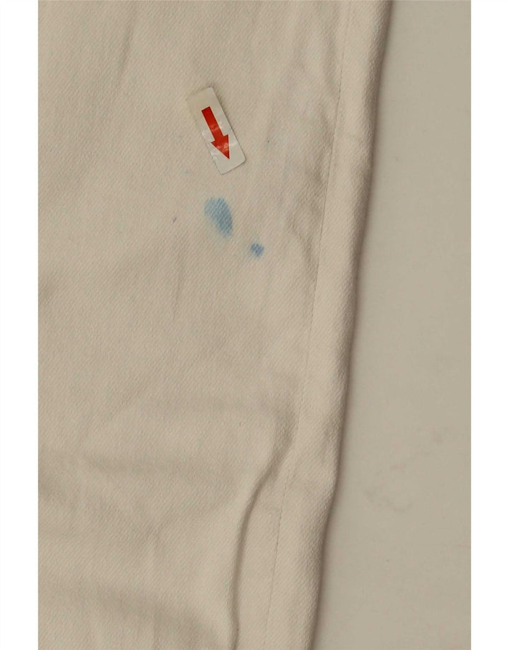 Jeans dritti da donna Zara EU 38 Small W28 L26 Bianco