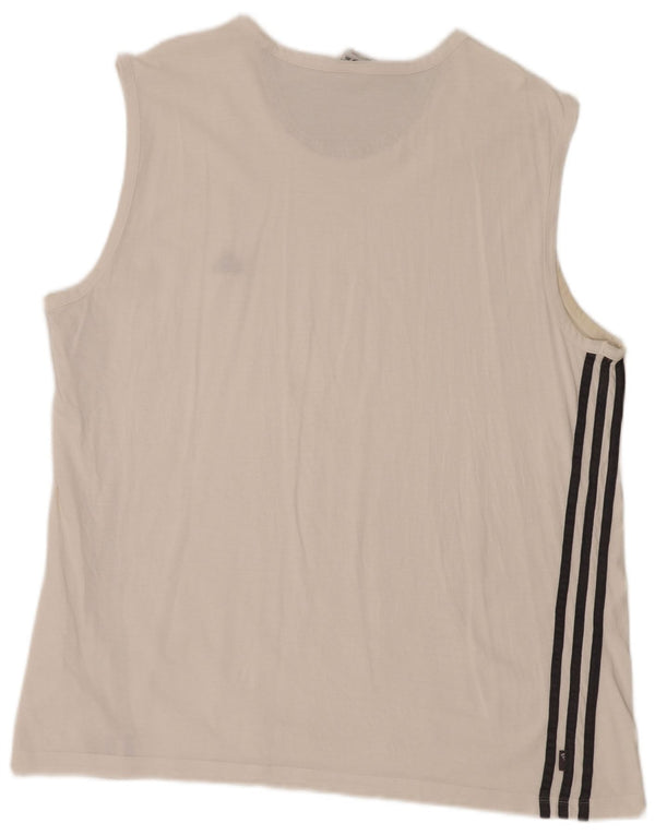 Canotta Adidas Uomo 2XL Bianca
