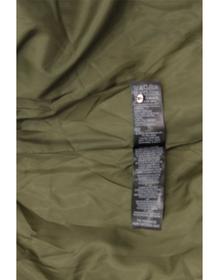 Giacca imbottita oversize con cappuccio da donna Marks & Spencer UK 10 piccola verde