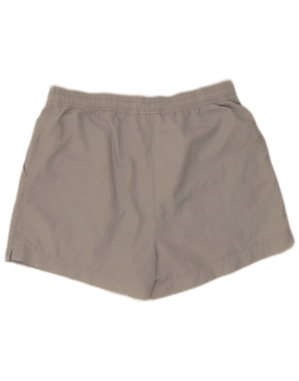 Pantaloncini sportivi Adidas da donna UK 12 poliestere grigio medio