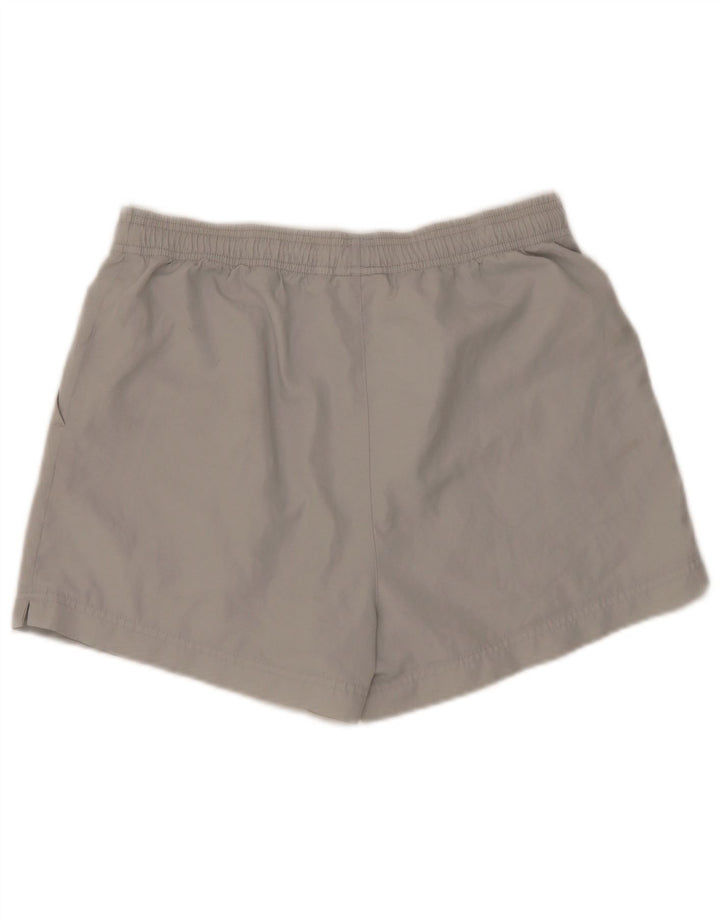 Pantaloncini sportivi Adidas da donna UK 12 poliestere grigio medio