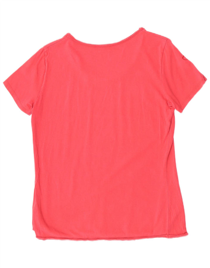 Desigual Maglietta grafica da donna Top UK 14 Rosa medio