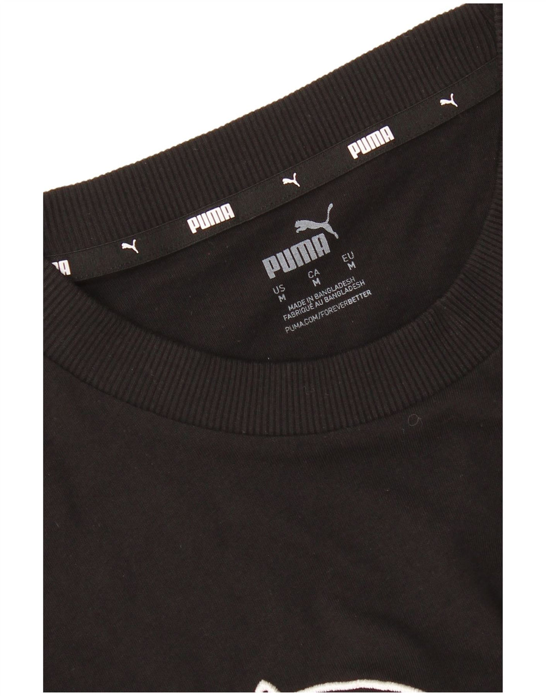 T-shirt grafica da donna Puma UK 14 media nera