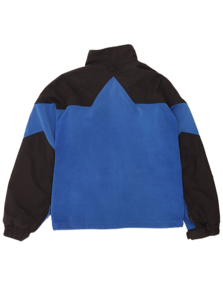Giacca in pile Columbia da uomo in titanio UK 38 Colorblock blu medio