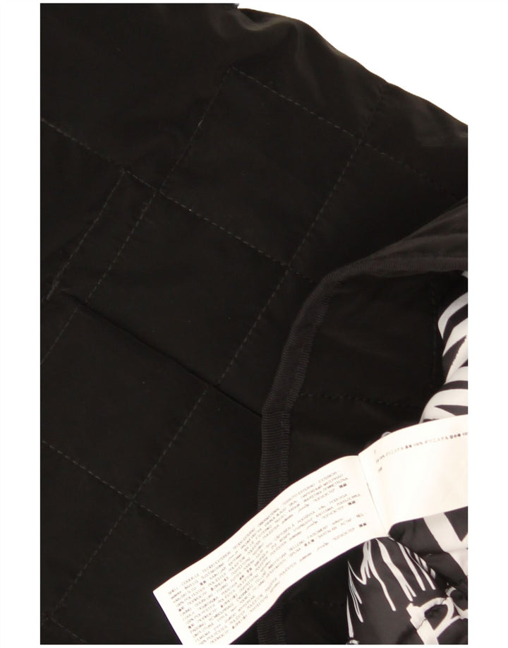 Cappotto imbottito trapuntato da donna Desigual UK 18 XL poliestere nero