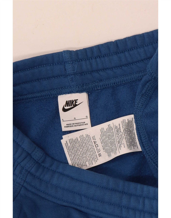 Pantaloni da tuta da uomo Nike Joggers grandi in cotone blu