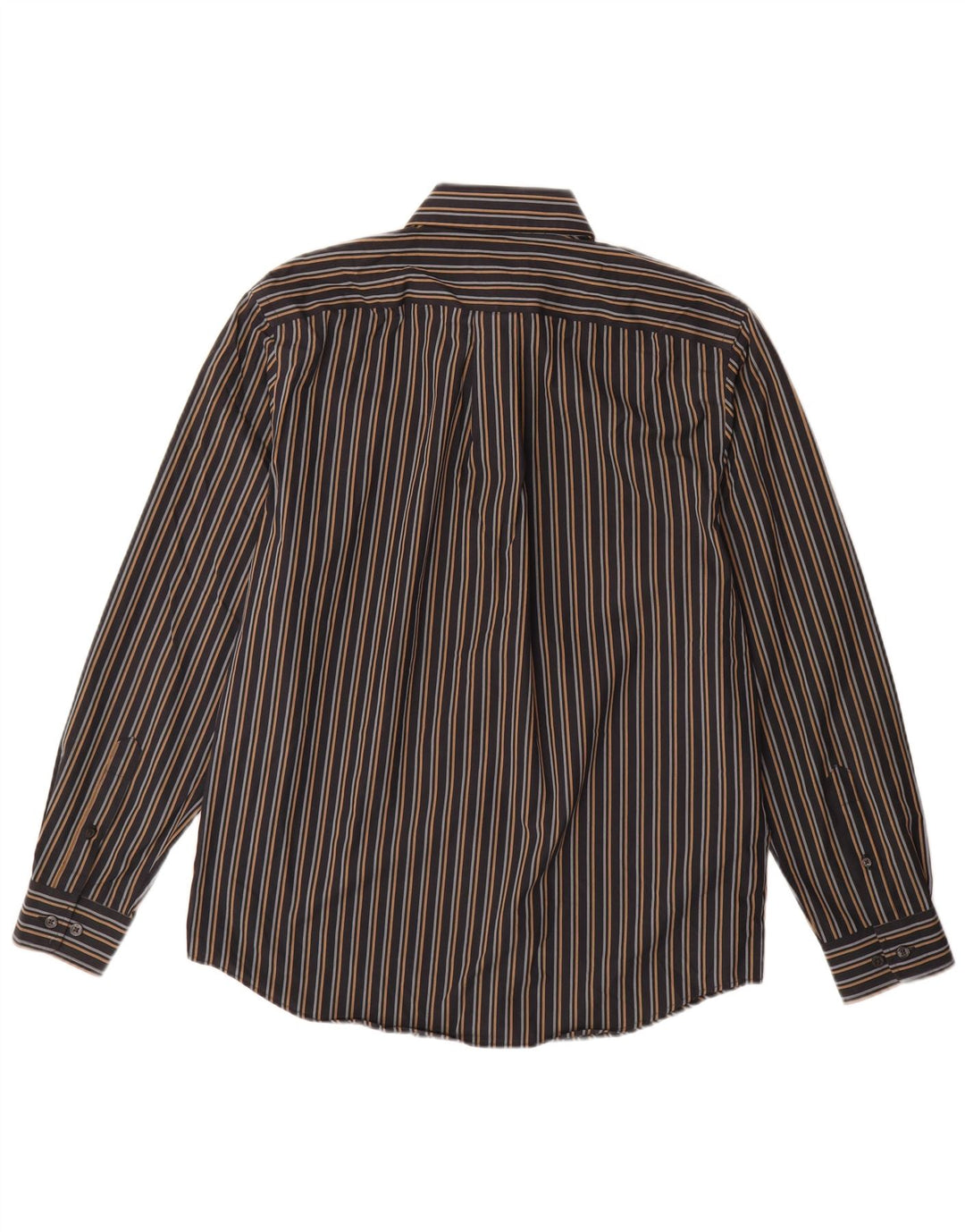 Camicia da uomo EDDIE BAUER piccola in cotone gessato blu navy