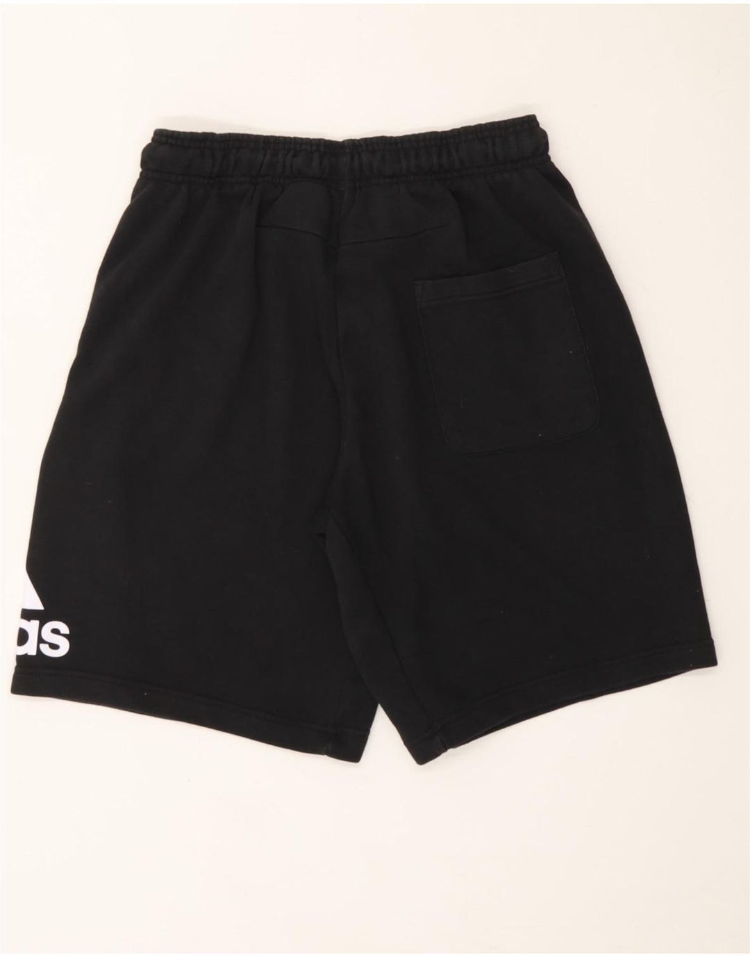 ADIDAS Mens Graphic Sport Shorts Large Black Cotton Vintage Adidas and Second-Hand Adidas from Messina Hembry 