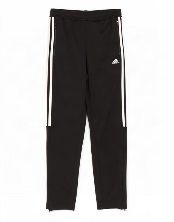 Pantaloni della tuta Adidas Aeroready da ragazzo 13-14 anni in poliestere nero