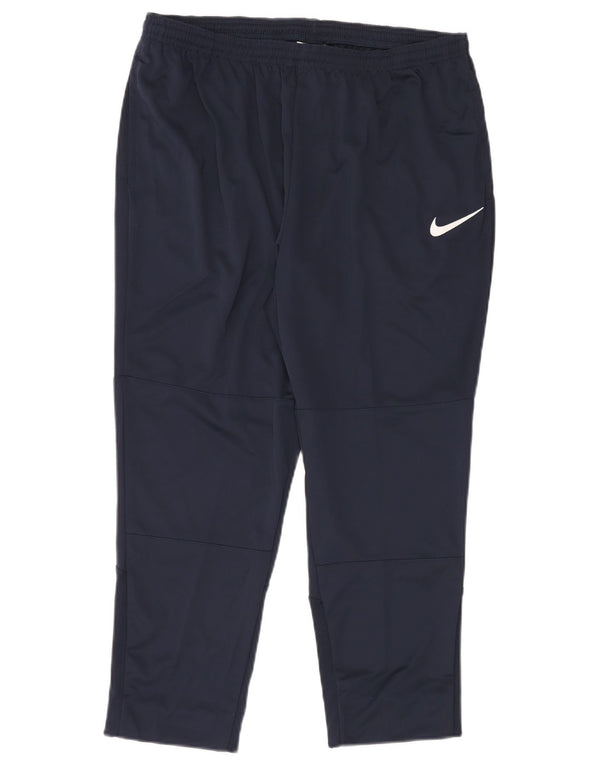 Pantaloni da tuta NIKE Dri Fit da donna UK 18 XL Blu navy