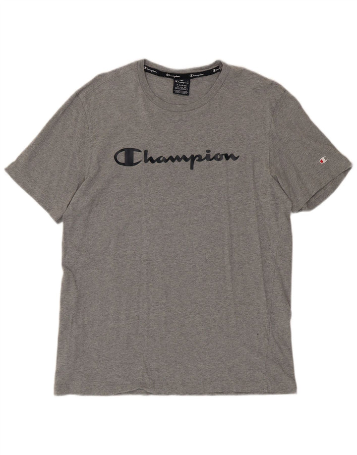 T-shirt grafica da uomo Champion Top XL Grigia