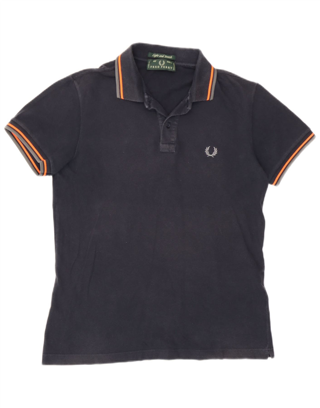 Polo da uomo Fred Perry piccola in cotone blu navy
