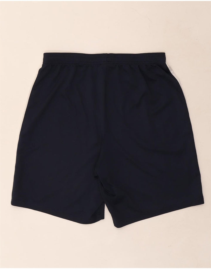 Pantaloncini sportivi Nike Dri Fit da uomo, grandi, in poliestere color block blu navy