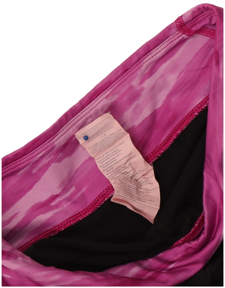 Leggings Under Armour da donna Cold Gear UK 14 Medium Black Colourblock