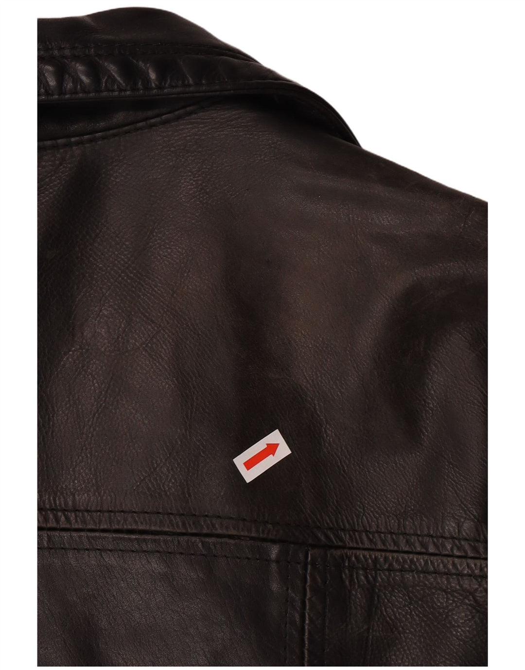 DAKOTA Giacca in pelle da donna UK 16 Grande classica in pelle nera