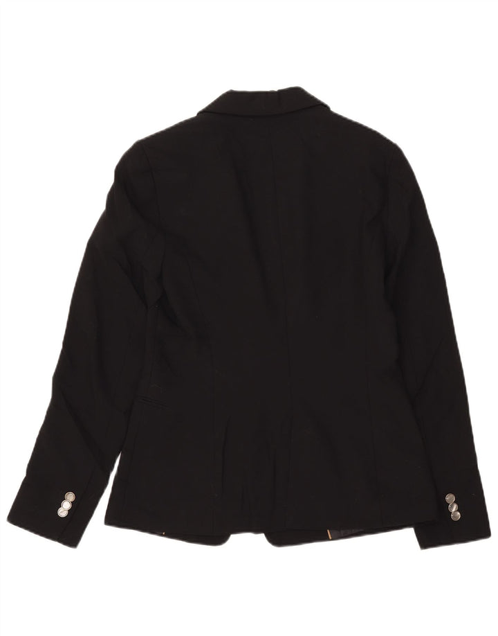 Giacca blazer a 1 bottone da donna Zara EU 36 XS poliestere nero