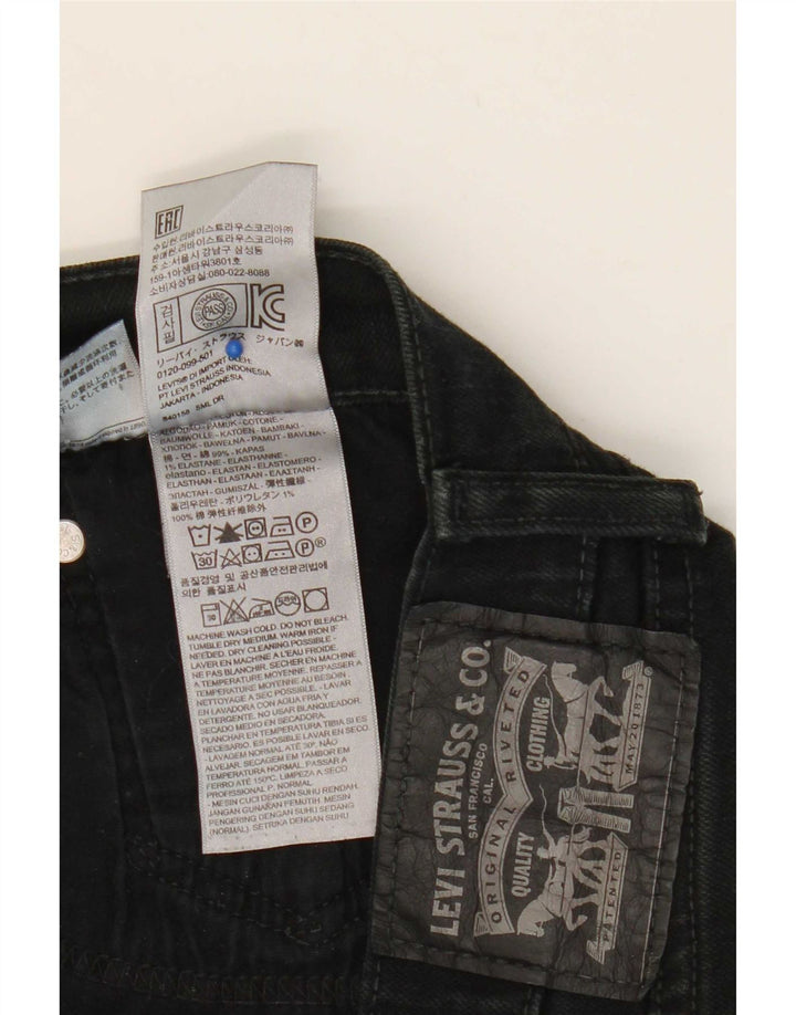 Jeans corti da uomo Levi's W36 L25 cotone nero