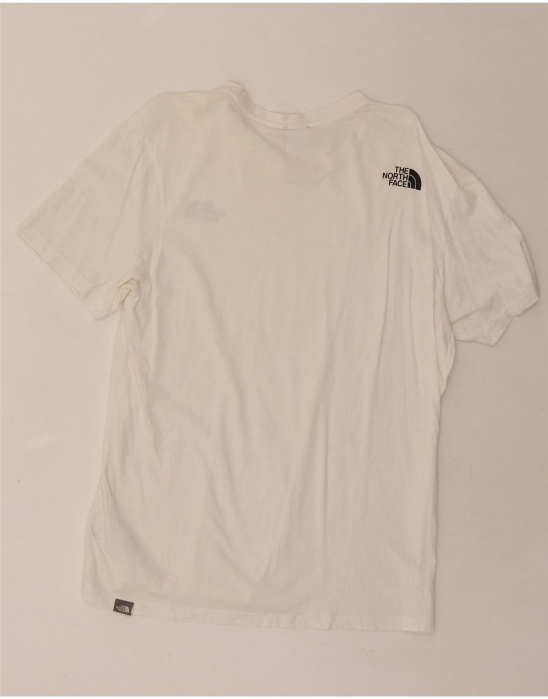 THE NORTH FACE Mens T-Shirt Top Small White Cotton Vintage The North Face and Second-Hand The North Face from Messina Hembry 