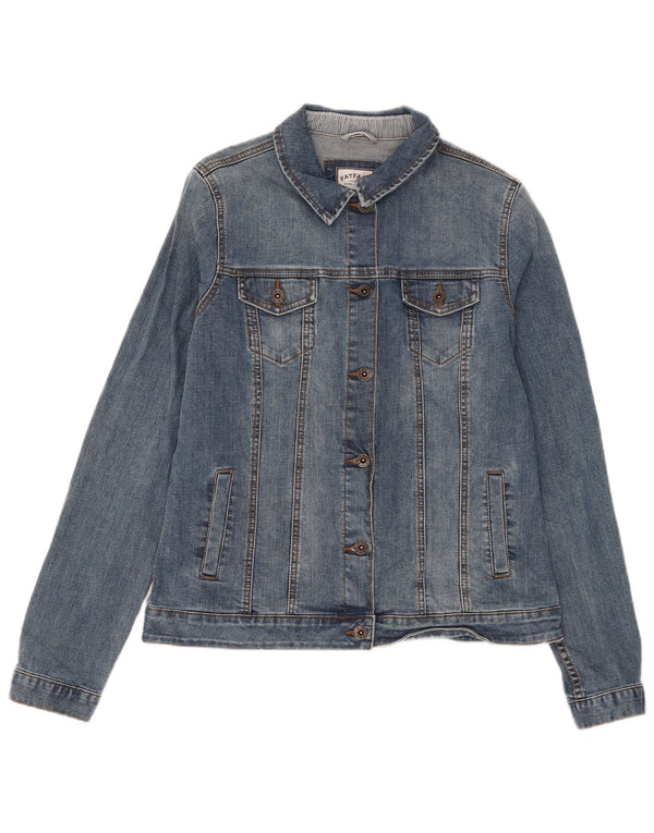 Giacca di jeans da donna Fat Face UK 12 Cotone blu medio